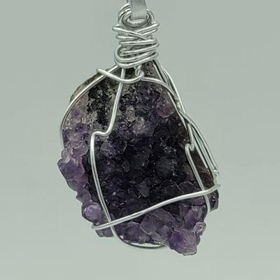 Amethyst Cluster Pendant