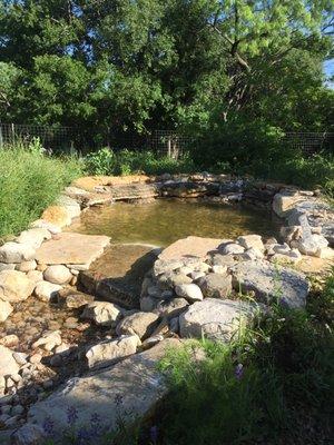 Riverscape: a scaled down version of the Guadalupe River from the headwaters to Canyon Lake.