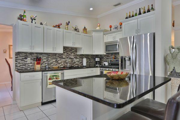 Get a free list of homes with remodeled Kitchens.