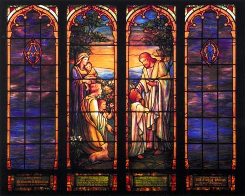 Authentic Original Tiffany Stained Glass Window