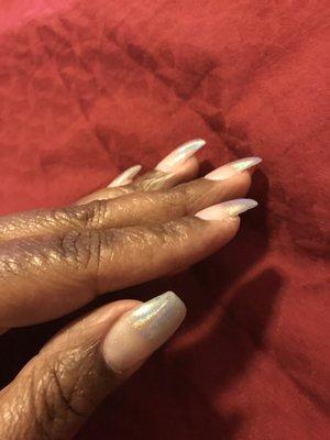 Side view "ohhh" beautiful nails