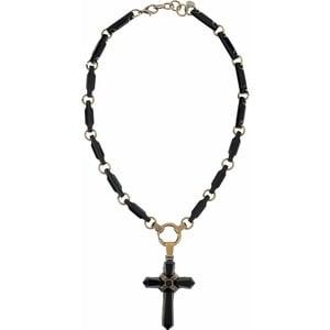 I love this Onyx Cross Necklace by Pucci