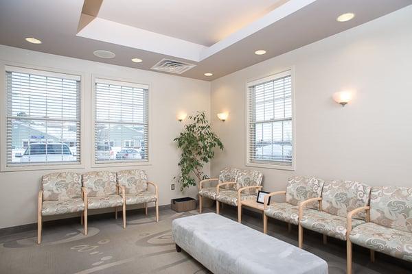 Patient waiting area at Dr. Julie Y. Lee's Dental Clinic