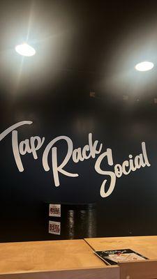 Tap rack social wall