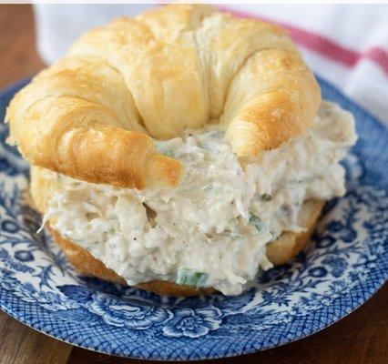 Chicken salad croissant