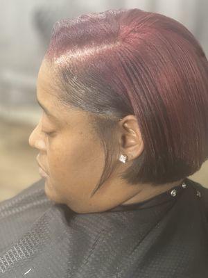 Nice bob cute with a color refresher