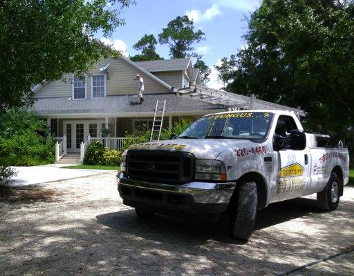 This beautiful roof never gets dirty with our unique stain-prevention service.