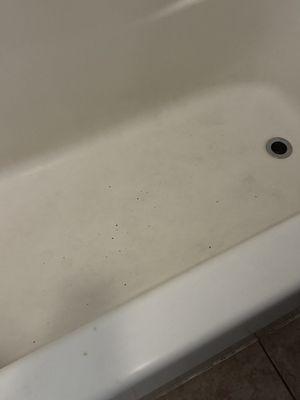 Tub was not clean