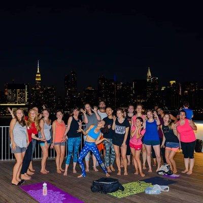 Thanks for joining Cosmic Fit Club for our free sunset yoga sessions on the LIC waterfront this summer!