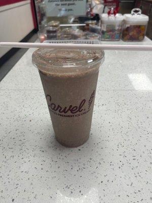 $7.98 Chocolate thick shake large