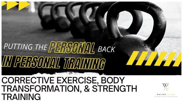 Personal training promo banner