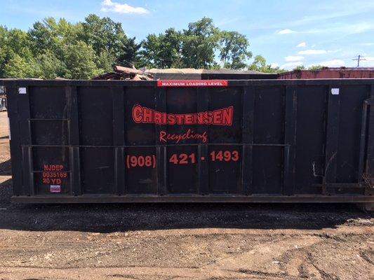 one of our many dumpsters. www.needadumpsternj.com