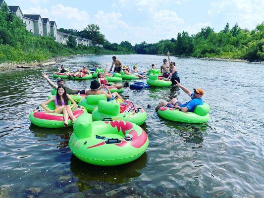 Tubing on the river is a so much fun! Michigan has so much water and if you travel 6 miles in Michigan you will find water.