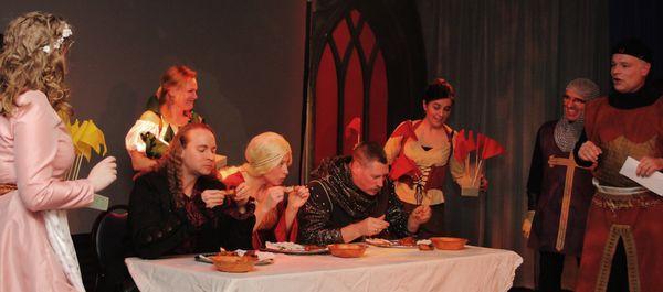 "Medieval Feast" - Dinner & a Show - Dragon Wings Eating Contest at the Franco Center