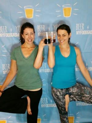 Beer and yoga? Yessss.