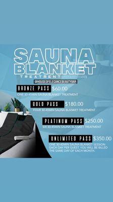 Sauna blanket packages