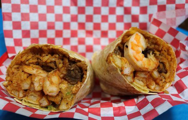 Surf and Turf Burrito.