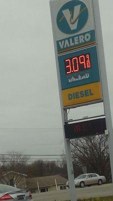 $3.09 a gallon for regular