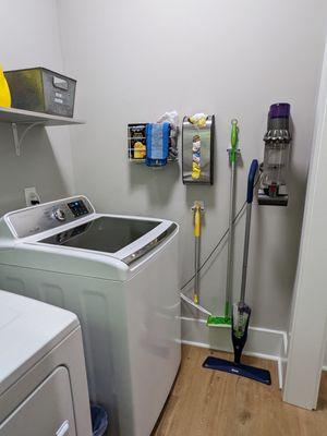 Laundry room organization