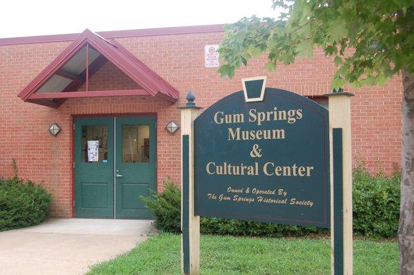 Gum Springs Museum, A Museum On African American History and Culture.