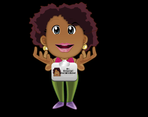 Caricature of Dr. Crystal Carmicheal, MD
 Physician specializing in Family Medicine 
 Board Certified