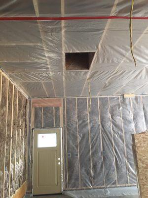 Insulation and vapor barrier services