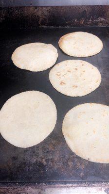 Homemade tortillas