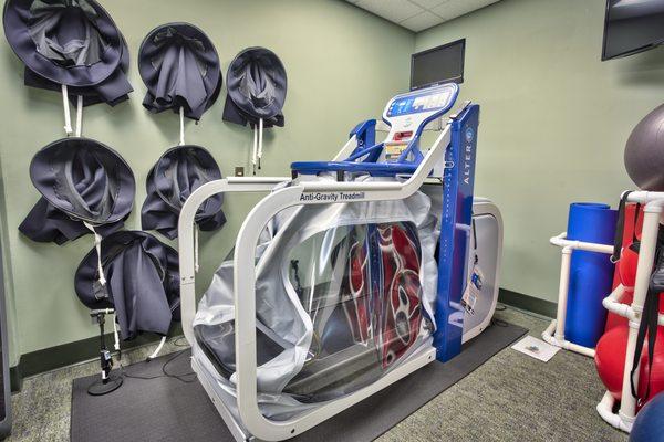 Alter G Anti-Gravity Treadmill - for rehab; for sports enhancement: for weight loss