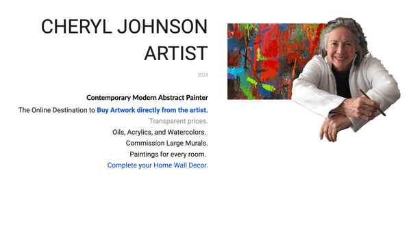 Artist, abstract, expressionist painter. Focusing on abstract landscapes. Charlotte, NC