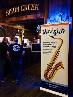 The annual Gear Driver benefit for Music 4 Life! This year's show and auction were hosted at Bison Creek in Burien!