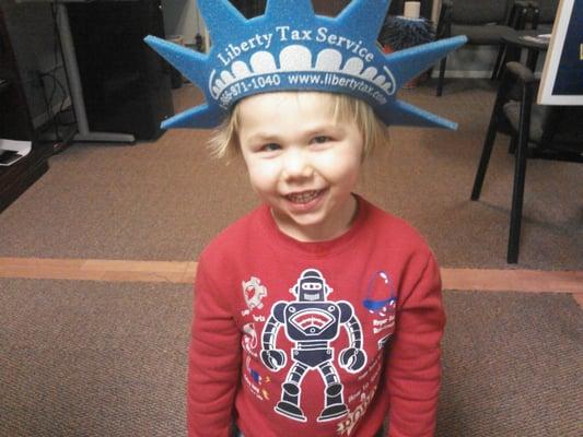 another satisfied customer at Liberty Tax!