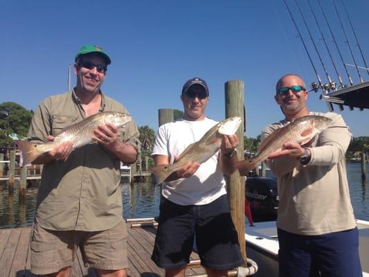 Great trip with Capt Ben Urion, nice redfish bite - we had may too large to keep (above the "slot" limit)