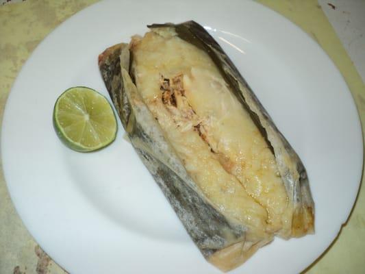 Juicy Salvadorian Tamale