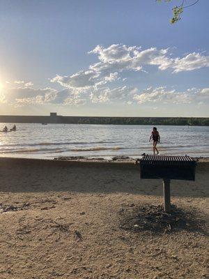 View of water from East swim beach