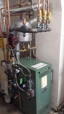 Residential cast iron and modulating boiler installations.