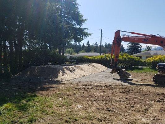 New Glendon Septic replaces a failed system in Port Angeles