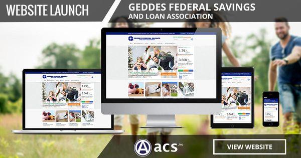 Bank Website Design for Geddes Federal Savings by ACS Web Design & SEO.