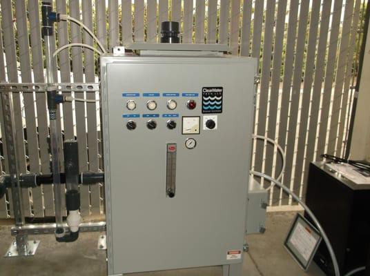 56 g/hr Corona Discharge Ozone unit (industrial - seafood processing)