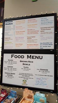 Come check out our food and drink menu. They are delicious, freshly made and have great prices!