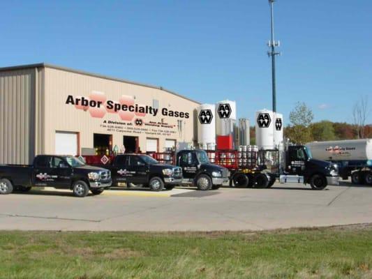 Fleet of trucks to fit you delivery needs.