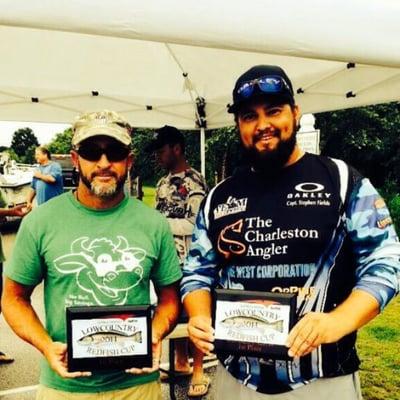 Congratulations to Stephen Fields! They won first place last weekend at the Lowcountry Redfish Cup-Georgetown,SC!...