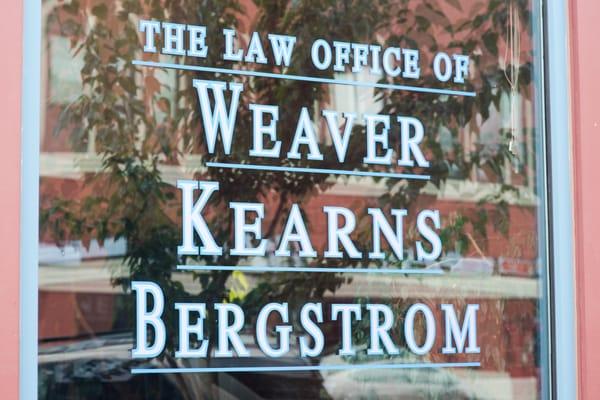 At Weaver Kearns & Bergstrom, that?s what we are. As your legal representatives, we pride ourselves on providing you with a s...