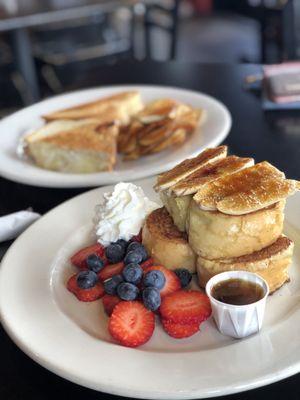 The brûlée French toast and 'grown up grilled cheese'