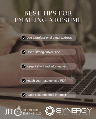 Sending your resume attached to a well-written email can be a very effective strategy.