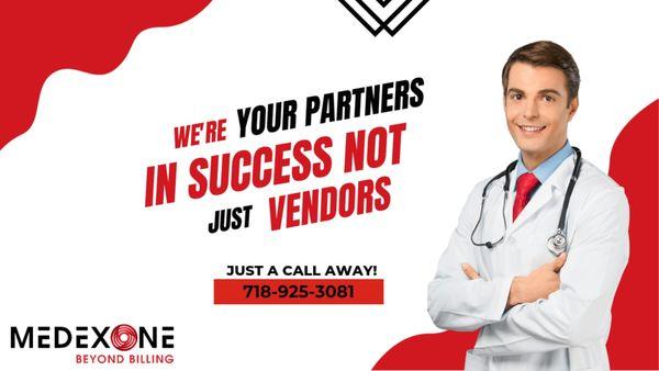 Enjoy a transparent partnership built on trust & mutual success. Don't settle for vendors, choose a partner. Choose MedeXOne.