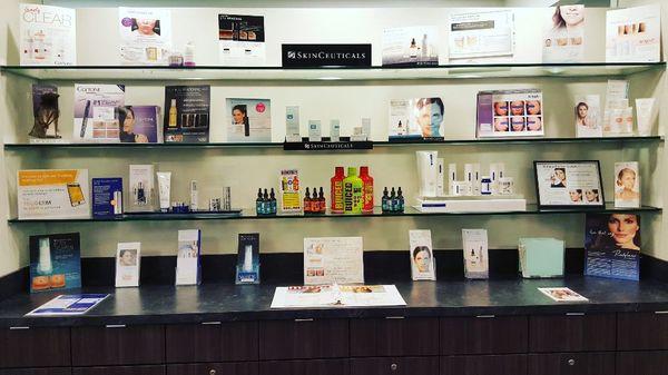 Professional grade products including ZO Medical, ZO Health, Avene, Glytone, Skin Ceuticals, Theraplex & more!