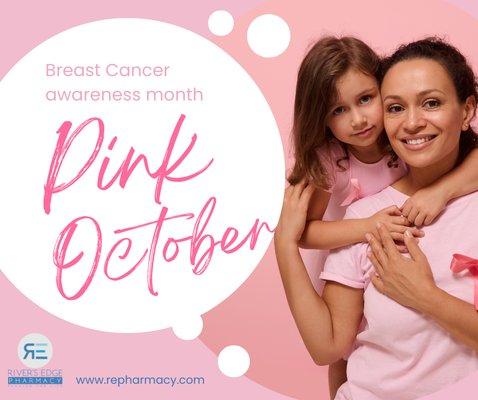 River's Edge Pharmacy stands with survivors of breast cancer and those still courageously fighting.