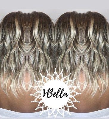 VBella Services

Partial Highlight & Champagne toner.