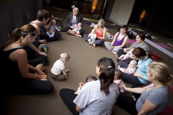 Babies and new moms love coming to our classes