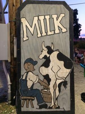 4-H Milk Booth At Cuyahoga Co. Fair